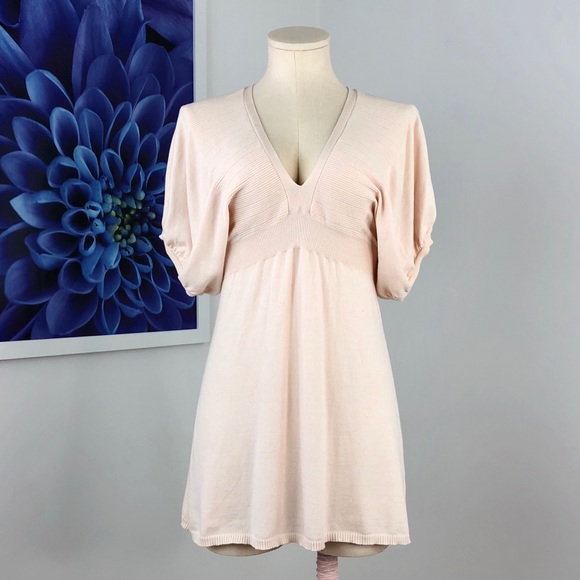 Anthropologie Tops - Anthro Moth Puff Sleeve Sweater Knit Top